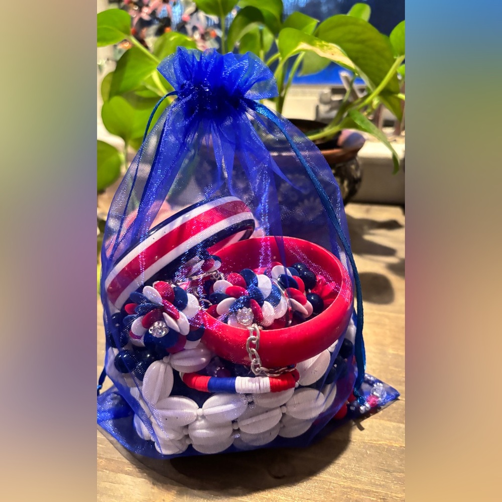 Red, White, and Blue Jewelry, Fun for Holidays!